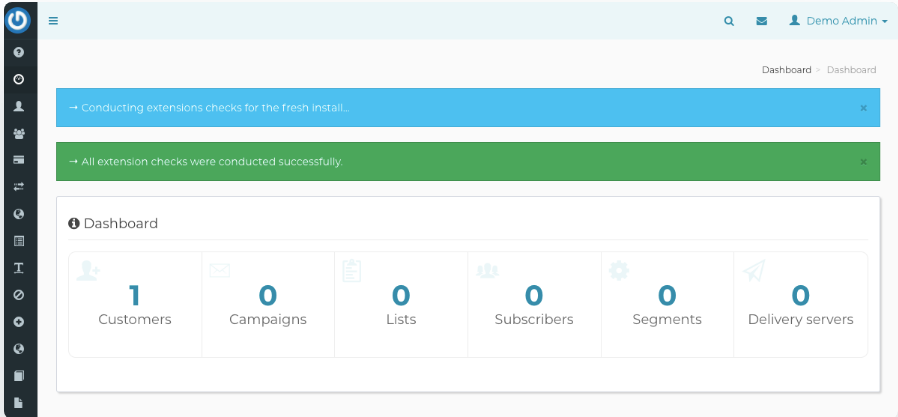 Demo MailWizz